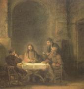 REMBRANDT Harmenszoon van Rijn The Supper at Emmaus (mk05) Spain oil painting artist